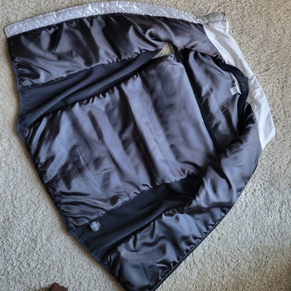 Xersion Reflective Vest Silver Black Small Zip Jacket Athletic - Picture 6 of 7